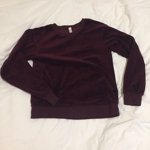 Velour Pullover
